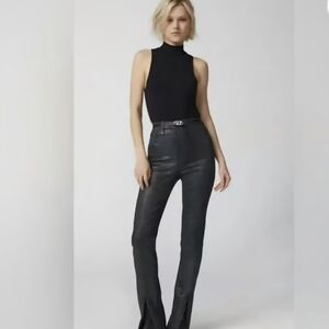 The Pistola x Anthropologie Colleen High Rise Stargaze Black Sparkle Jeans NWT